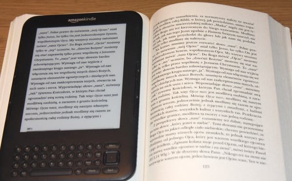 Kindle i ksiązka