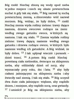 Tekst Biblii po konwersji z TheWord