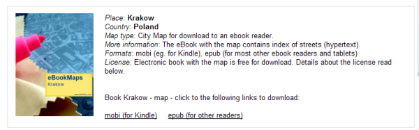 Kraków w ebook maps Kraków w ebook maps