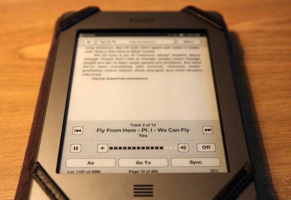 MP3 na Kindle Touch