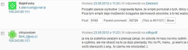 Komentarze na temat Trekstora Komentarze na temat Trekstora
