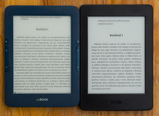 inkbook classic 2 vs kindle paperwhite