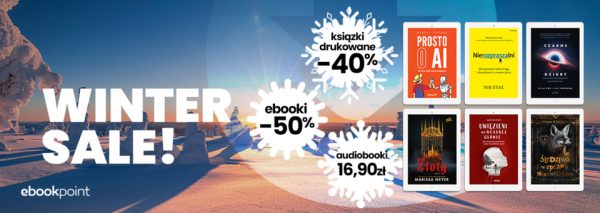 Promocje dnia – 16.01.2025: Winter sale, Poradniki, Virion, Kobiece, Czarne, Kiermasz akademicki, CCPress, Audiobooki do 20 zł