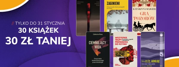 Promocje dnia – 30.01.2025: Publio -30 zł, Premiery tygodnia, Czarne, SQN, Albatros, Skarpa Warszawska, Huang