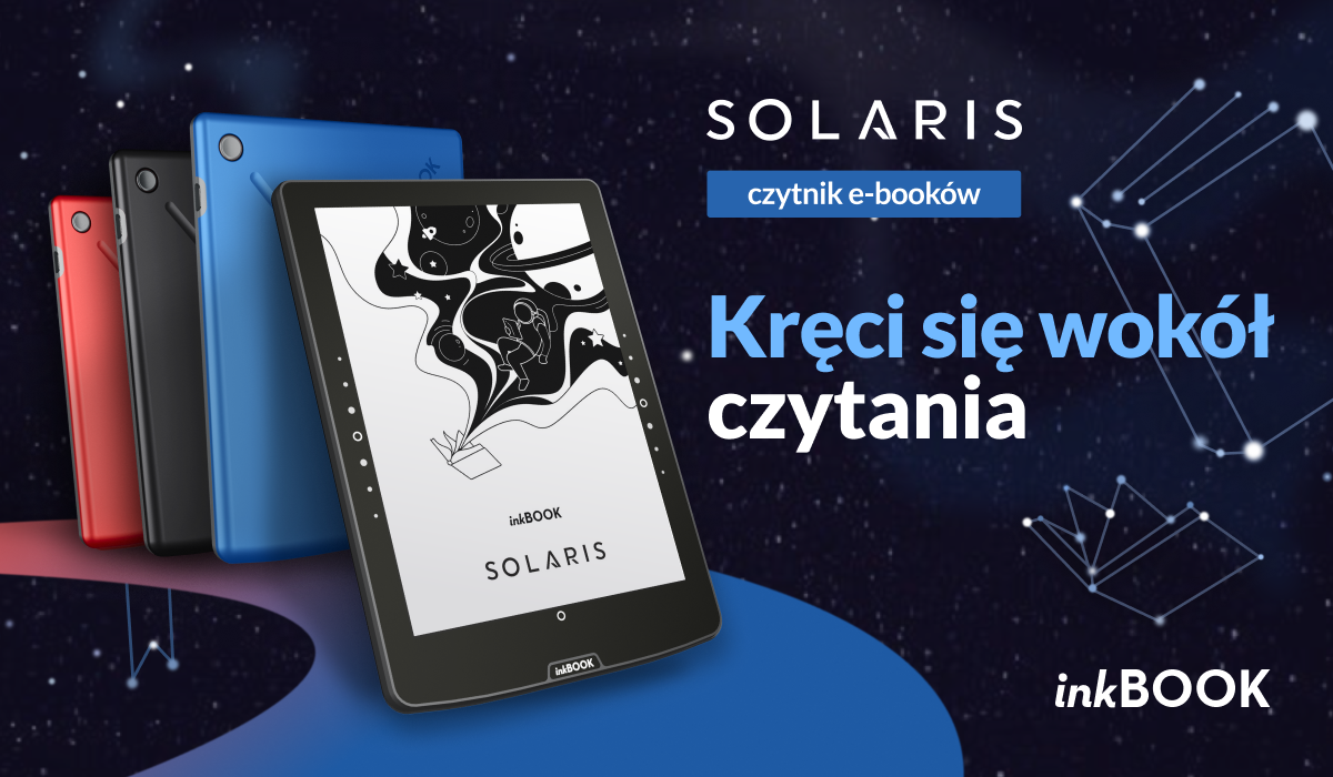 Nowy czytnik inkBOOK Solaris już w przedsprzedaży! Sporo nowych funkcji, a etui Duo dokupimy za złotówkę