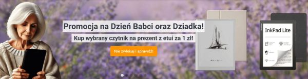 Dzień Babci oraz Dziadka: promocja na czytniki Onyx Boox i PocketBook z dużym ekranem (etui po 1 zł)