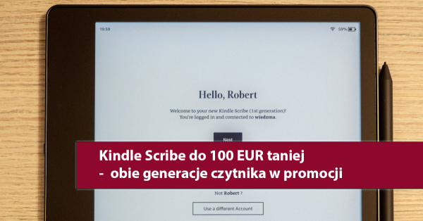 Kindle Scribe 2024 o 20% taniej – pierwsza w historii promocja na nową wersję Scribe (a starsza generacja ze zniżką 100 EUR)