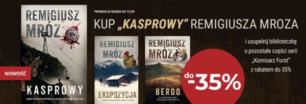 Promocje dnia – 7.05.2025: Mróz, Nowości na maj, Gebert, Polskie kryminały, Gorzka, II wojna światowa, Gu, Painter
