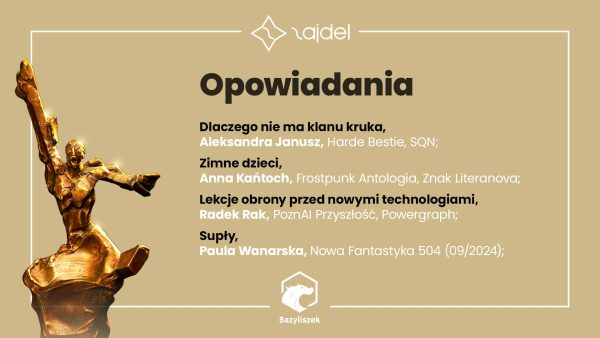 Opowiadania nominowane do Nagrody Zajdla za rok 2024 – bezpłatna antologia na czytniki