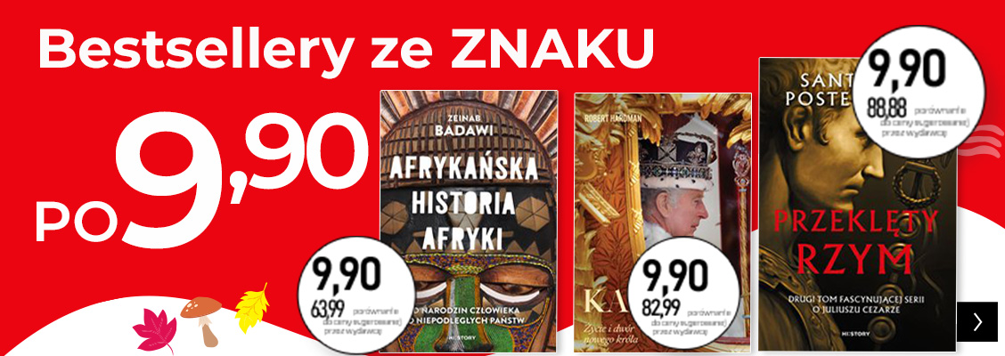 Promocje dnia – 22.10.2025: Znak po 9,90 zł, Premiery targowe, Seria amerykańska, Hrabal, CCPress, Officyna