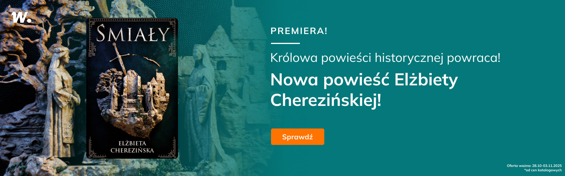 Promocje dnia – 29.10.2025: Cherezińska, Kebabistan, Czwarta Strona, Jarno, Poznańskie, CCPress, NSB, Halloween, Blakemore, Kosztolányi