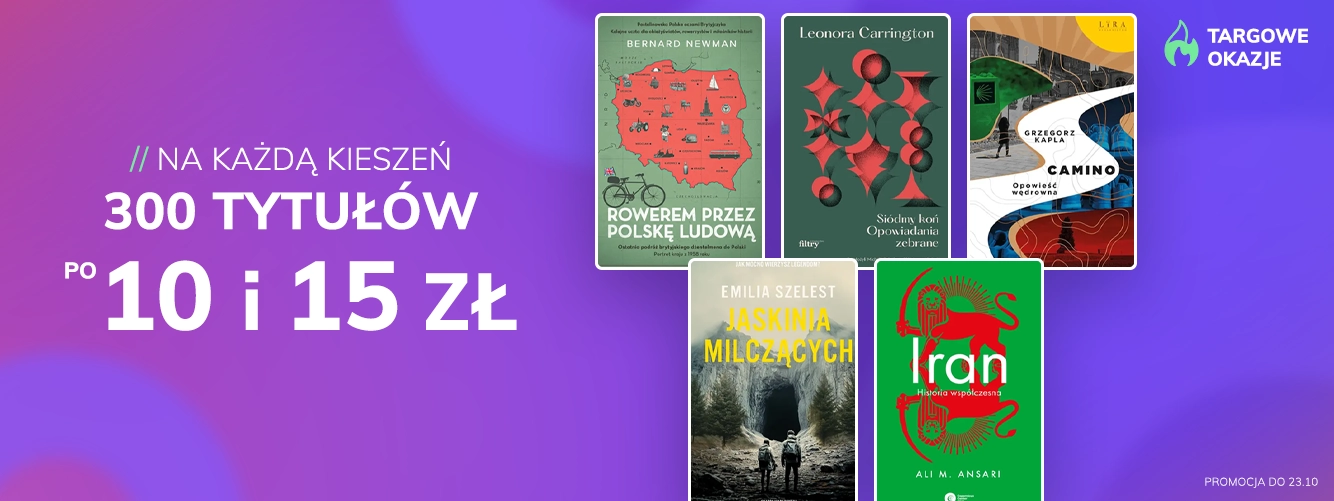 Promocje dnia – 20.10.2025: Publio od 10 zł, Czytelniczy Kiermasz, Agora, Znak, Czarne, Initium, Afryka