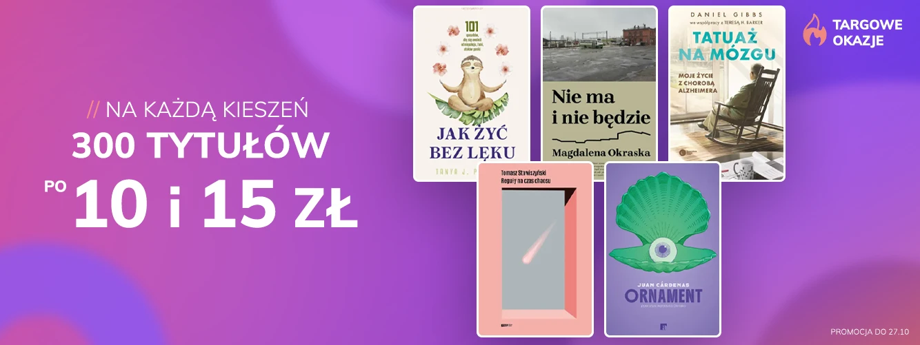 Promocje dnia – 24.10.2025: Publio po 10-15 zł, Napoleon V, GW Foksal, Dragan, Bednarek, Helion audio