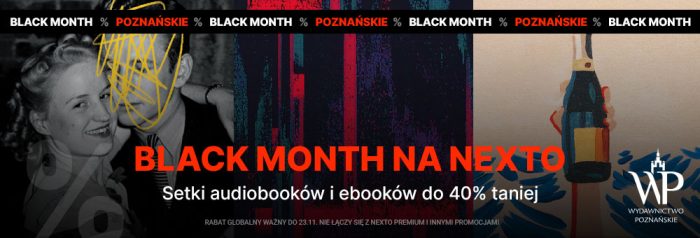 Promocje dnia – 18.11.2025: Poznańskie, Fantastyka, Editio Red, Literackie, Czarne, Saga Egmont, Bóg lasów