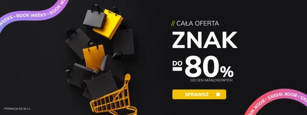 Promocje dnia – 21.11.2025: Znak do -80%, Poznańskie, Book Weeks do -90%, Kobiece, Niezniszczalny, Videopoint