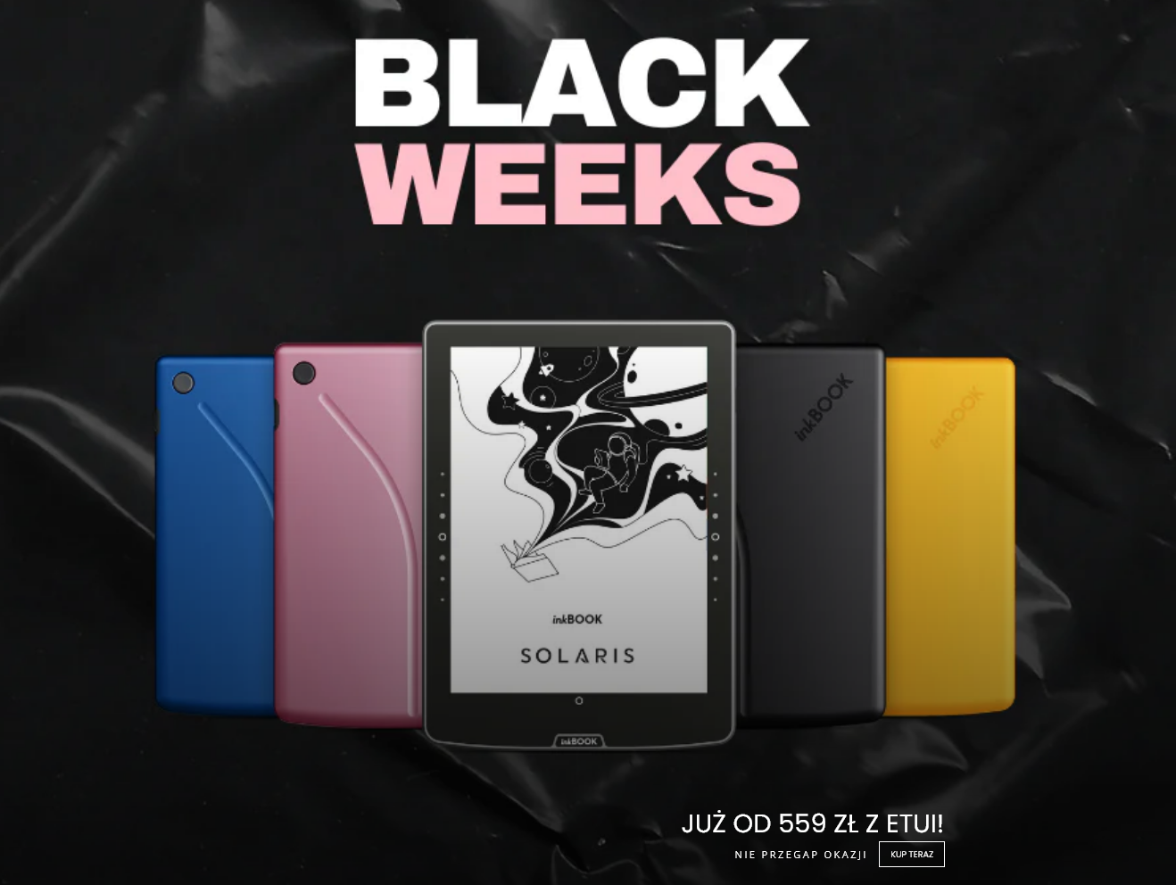 Wszystkie czytniki inkBOOK w promocji na Black Weeks 2025!