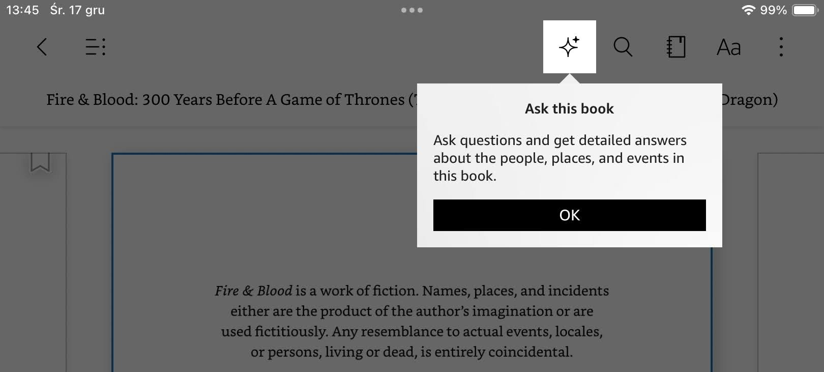 Nowa funkcja Kindle: „Zapytaj tę książkę”. Na razie na iOS, w przyszłym roku również na czytnikach