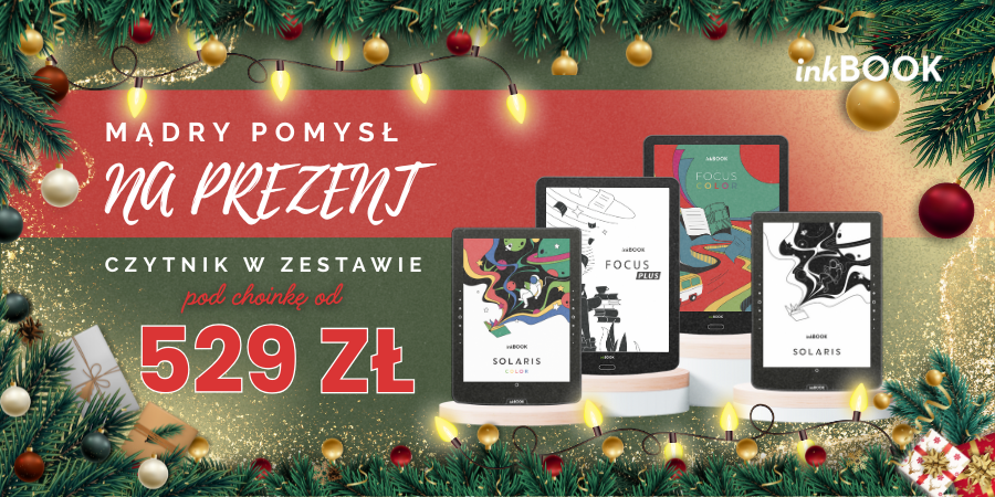 Promocja świąteczna: czytniki inkBOOK w zestawie od 529 zł