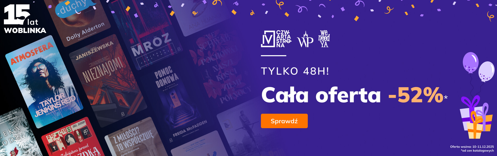 Promocje dnia – 10.12.2025: Poznańskie, Fakty, CCPress, Nagradzane, Kobiece, Harper Collins, Dialog