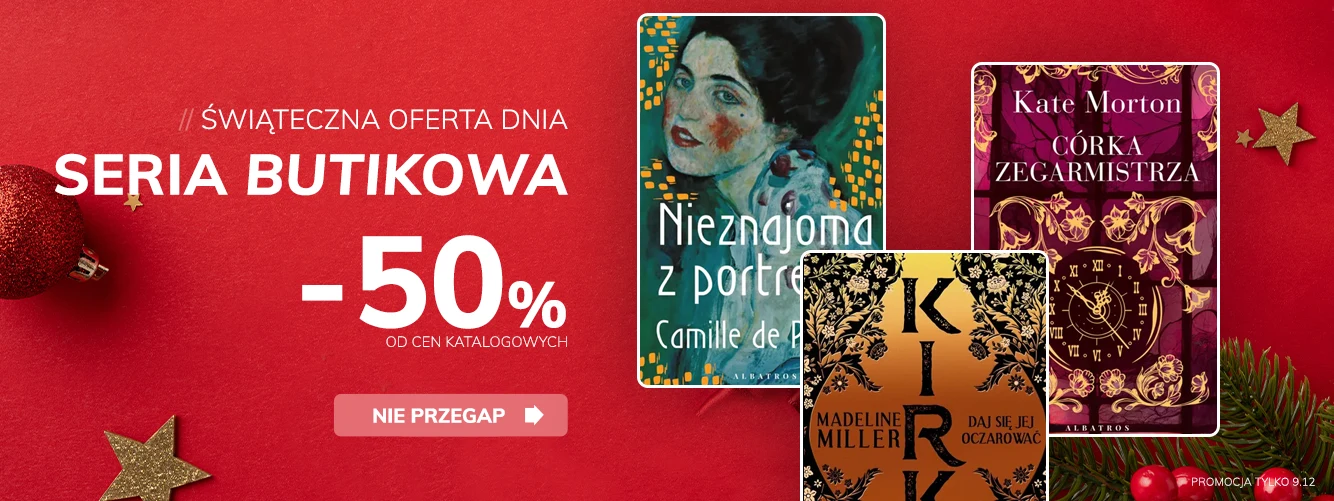 Promocje dnia – 9.12.2025: Albatros, Literackie, Helion, Esslemont, Harris, Kosmos, Amare, Historia