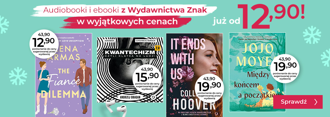 Promocje dnia – 29.12.2025: Znak, Szamałek po 9,90 zł, Czarne, Sylwester z gwiazdami, Wysoczańska, Media Rodzina, Kobiece, SQN, Harper Collins