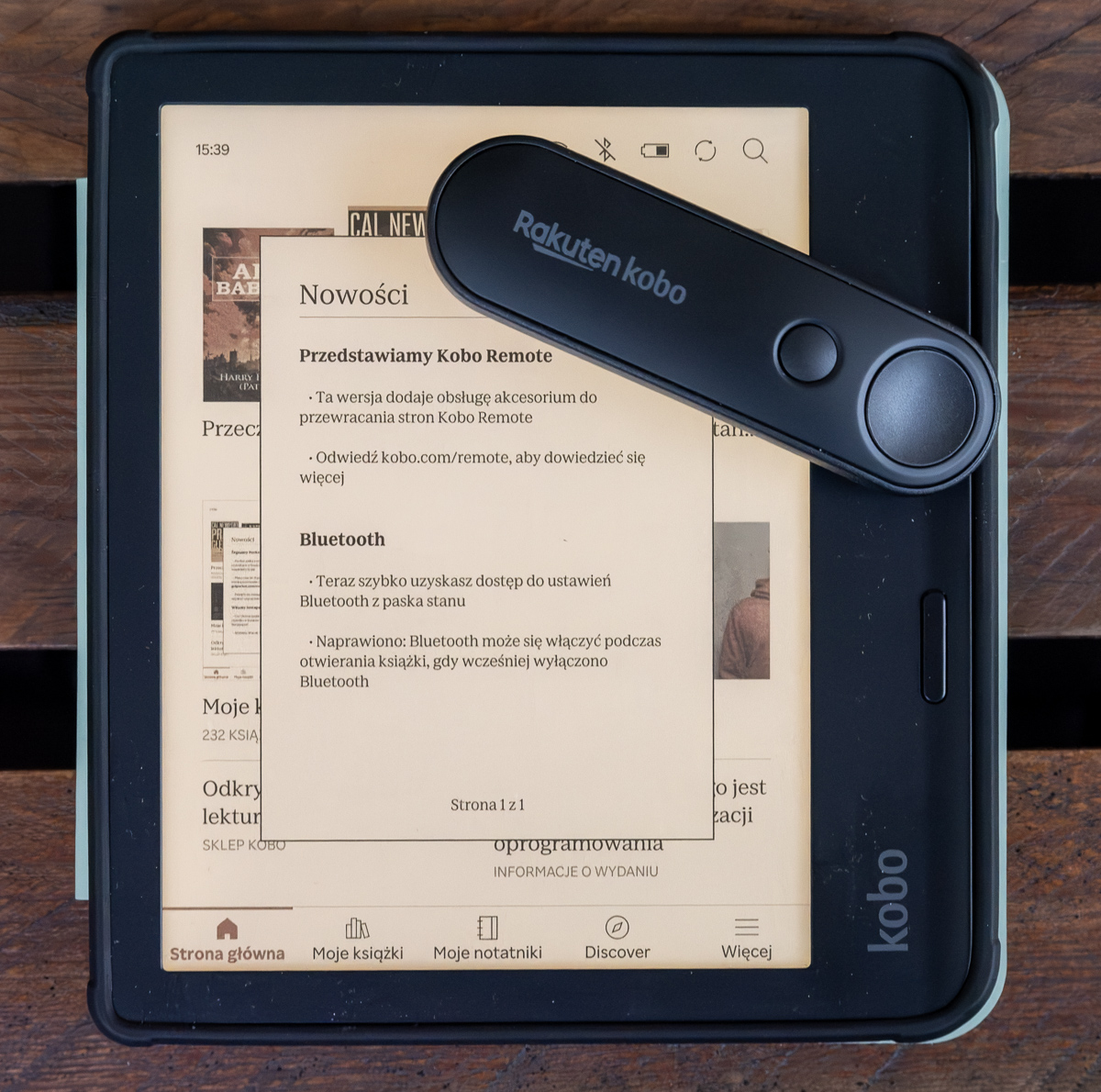 Test Kobo Remote – wygodny pilot do zmiany stron na czytnikach Kobo