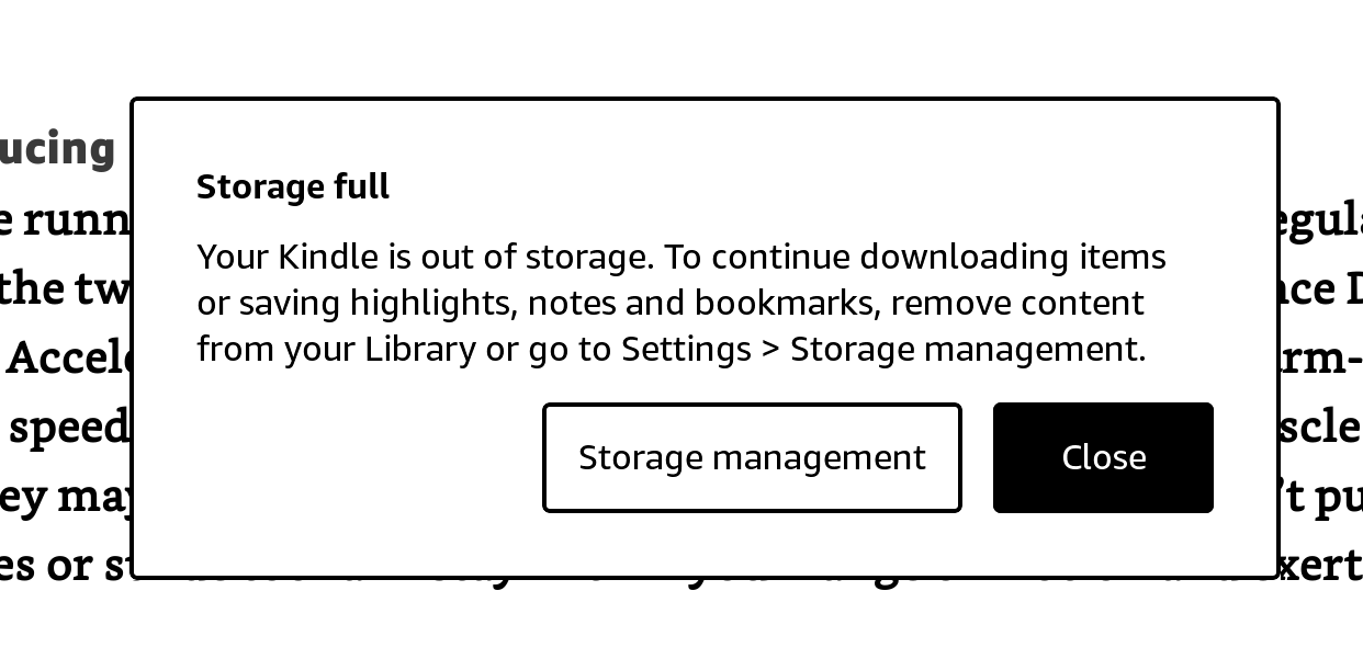 Irytujący błąd systemu Kindle: „Storage Full” – komunikat o przepełnionej pamięci i brak możliwości dodawania podkreśleń