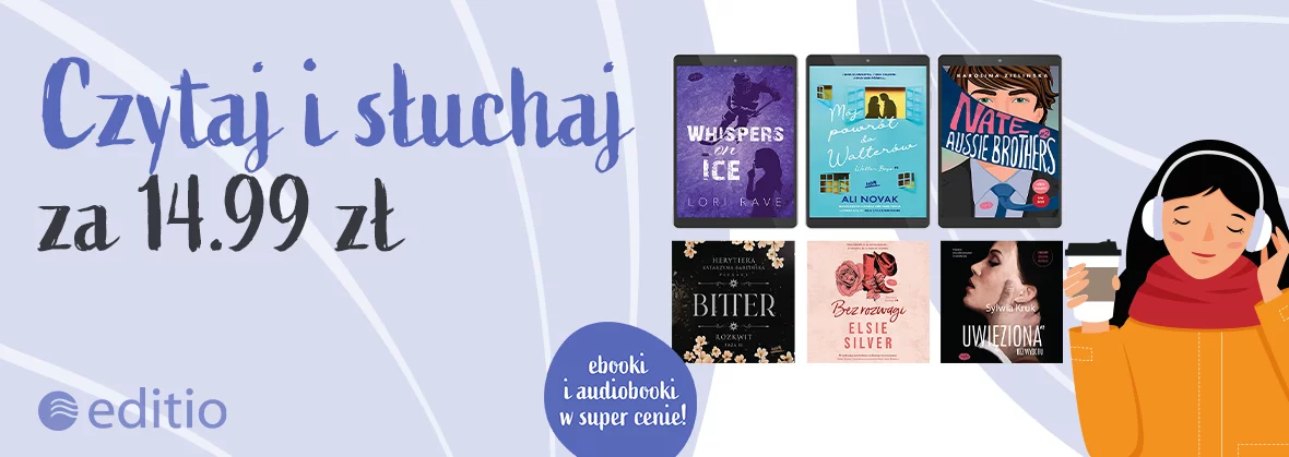Promocje dnia – 20.03.2026: Editio, Kryminały, Czarne, Premiery marca, Weir, Weber, Kod do IBUK, Zestawy -70%, Illuminatio, Audiobooki po 12,90 zł