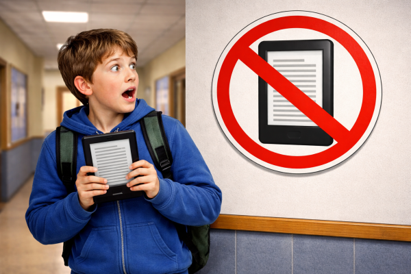 Zakaz telefonów w szkołach? Nie wylejmy dziecka z kąpielą i nie zakazujmy czytników książek!
