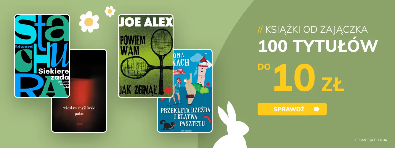 Promocje dnia – 2.04.2026: Publio do 10 zł, Rebis, E-prasa, Wiosenne zaczytanie, Czarne, Child, Wolwowicz