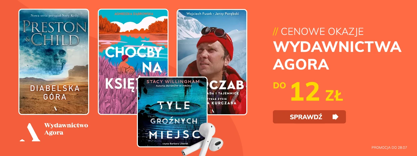 Promocje dnia - 24.07.2026: Agora, Czerwone i Czarne, MG, Albatros, WAB x2, Seria Skandynawska, Literackie, Filia