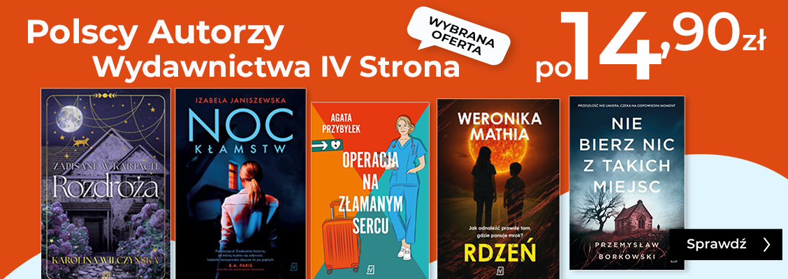 Promocje dnia - 28.08.2026: Czwarta Strona, Znak, Sonia Draga, USA, Tokarczuk, Jax, MOVA x2, Biblioteka Amorlin, Trope, Siostry Blue