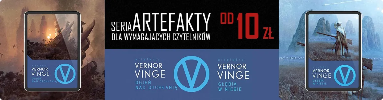 Promocje dnia - 7.08.2026: Artefakty od 10 zł, Woblink do -75%, Helion, Znak, Otwarte, Czarna Owca, Filia, Echa, Condé