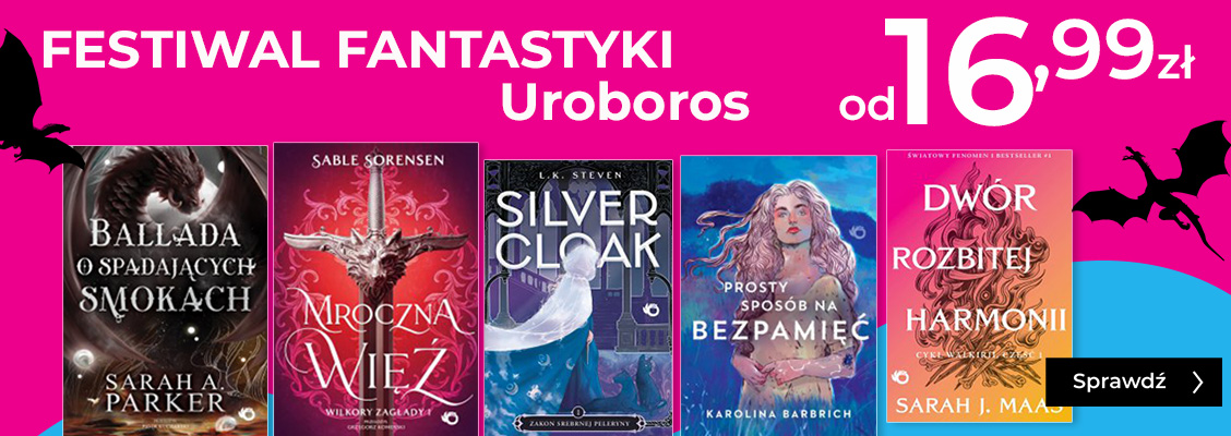 Promocje dnia - 7.09.2026: Uroboros, Filia, Comfort Books, Mass, Sensus, Buchmann, 100 do 10 zł, Znak od 5,75 zł
