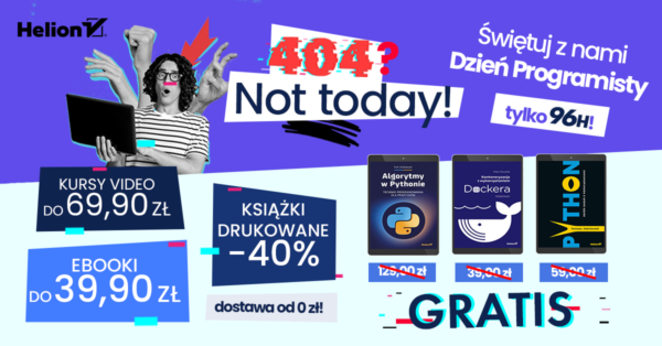 Baner Helionu: Świętuj z nami Dzień Programisty. Tylko 96h